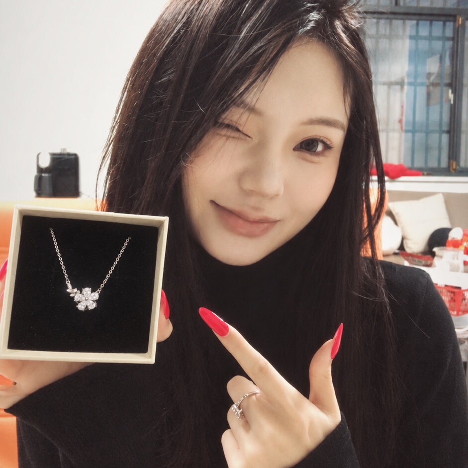 PARAS KORS 派热茉莉花莫离白首项链女款纯银999轻奢小众送女友