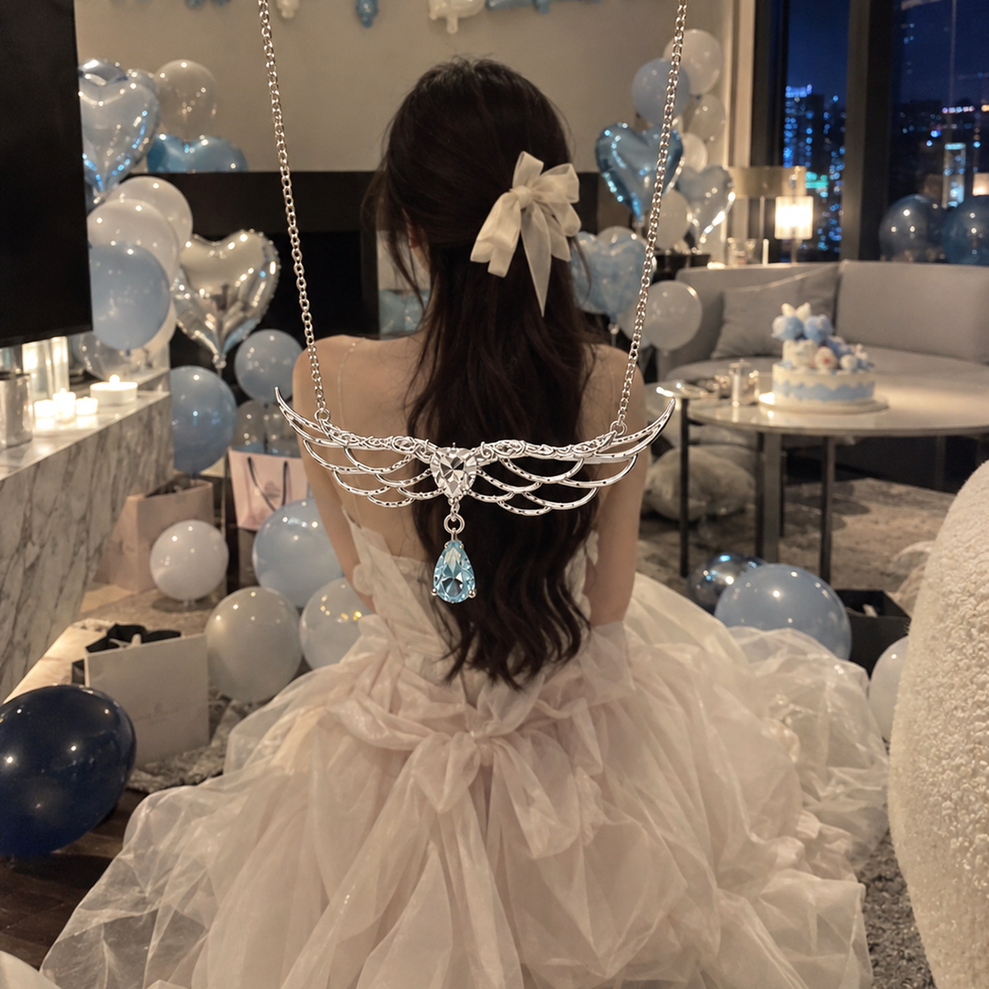 paras kors派热my angel天使项链女款轻奢小众时尚【送女友礼物】