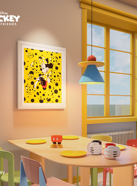 SUNDAY HOME 迪士尼正版家居装饰画原创Minnie Lost in Dots 版画
