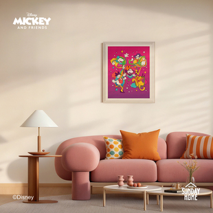 HOME Positive版 迪士尼正版 饰画原创艺术品Stay 画 家居装 SUNDAY