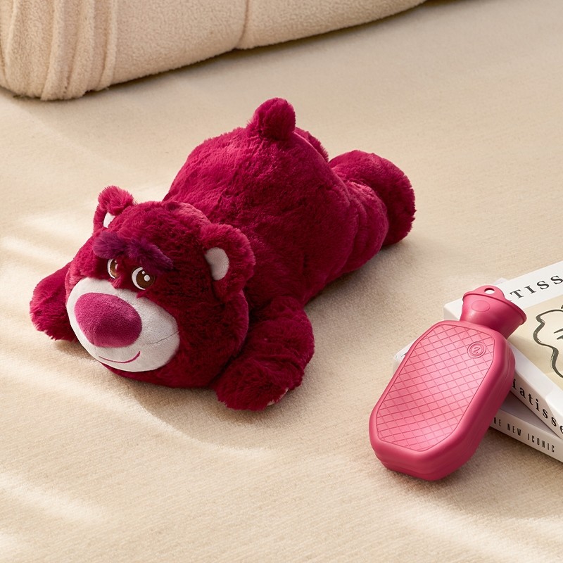 SUNDAY HOME 草莓熊史迪奇唐老鸭趴版暖宝热水袋玩偶情侣闺蜜礼物