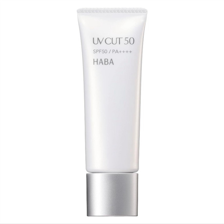 50倍 现货 日本直运本土HABA UV CUT SPF50 温和物理防晒乳液30g