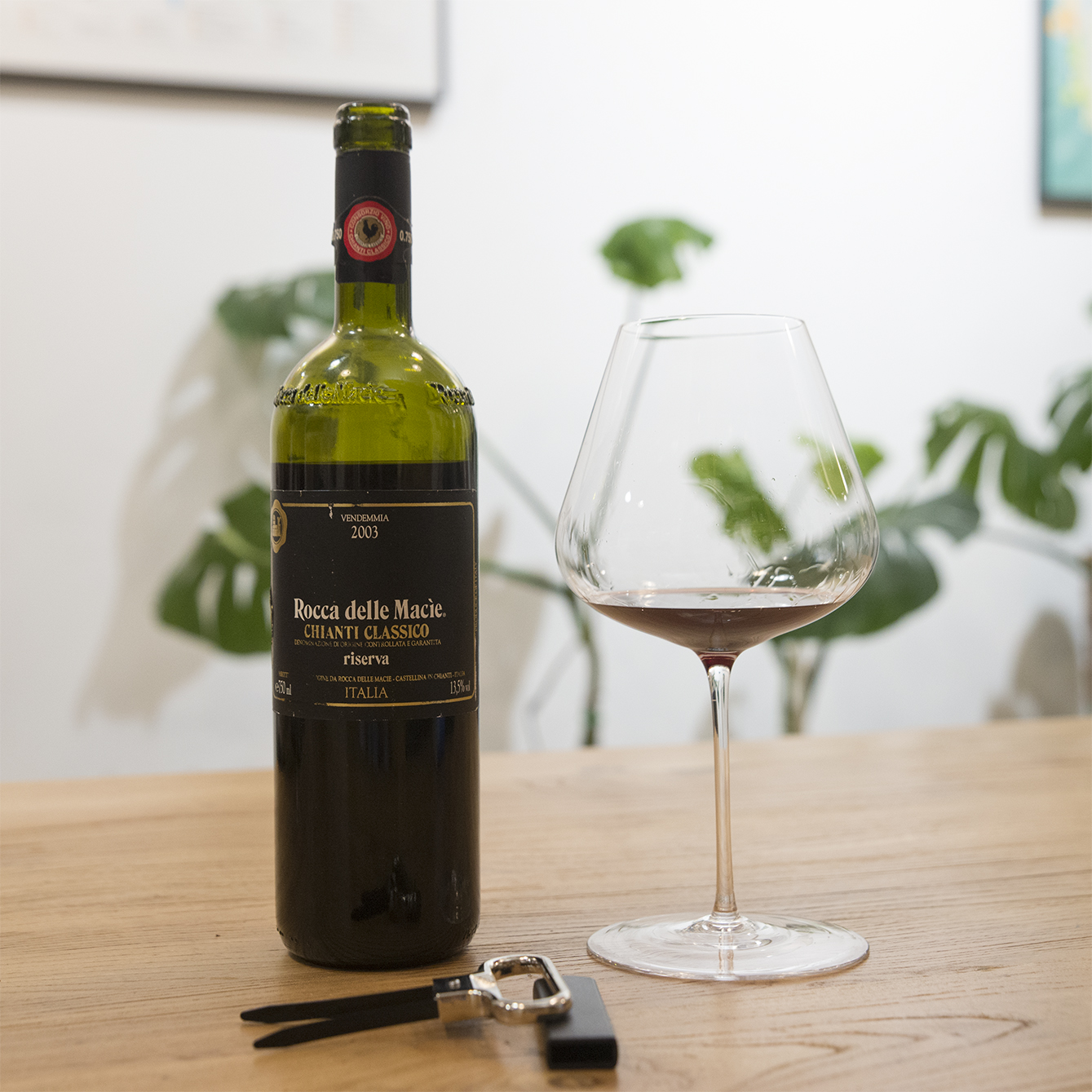 送老酒刀| 2003意大利老年份黑公鸡Chianti Classico Riserva干红