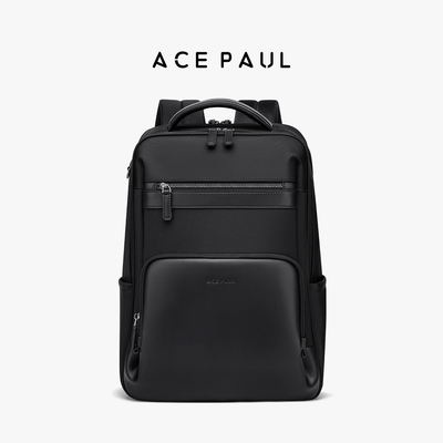 AcePaul男士轻便商务电脑双肩包
