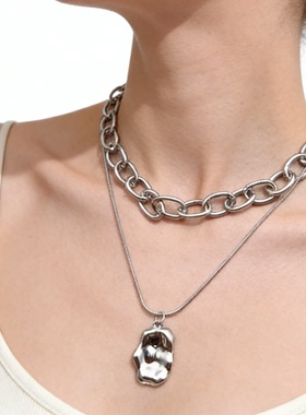 新款时尚简约风不规则项链