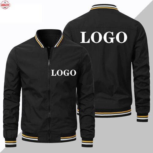 赛车服定制印字logo机车外套宽松长袖男上衣立领夹克工作服团体服