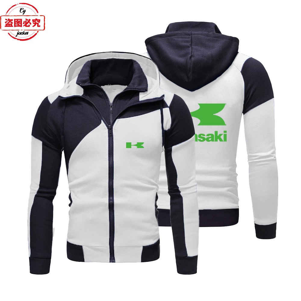 摩托车Logo骑行服机车外套赛车服宽松男上衣休闲卫衣工作服团体服