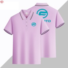 logo印花男士商务短袖运动t恤翻领Polo衫CFMOTO机车骑行服工作服