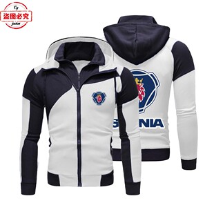 斯堪尼亚重卡货车车标外套赛车服男士上衣休闲卫衣斯堪尼亚工作服