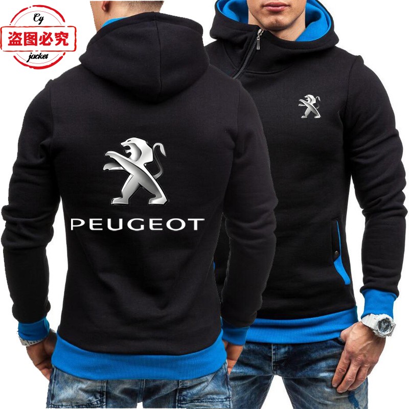 标致汽车车标外套赛车服宽松男上衣休闲卫衣peugeot工作服团体服