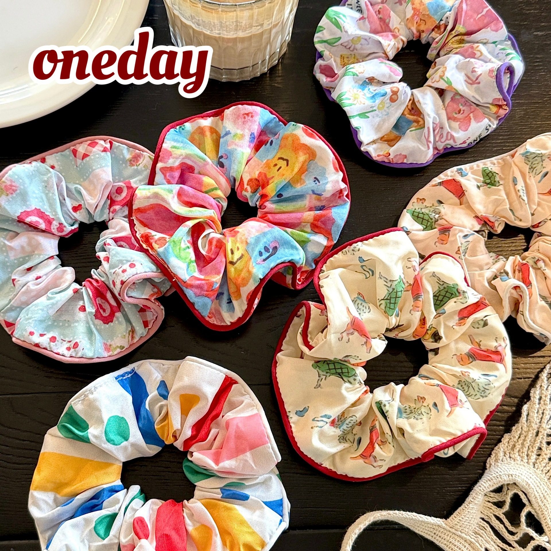 小商品新款复古蕾丝边发圈高级感大号大肠圈秋冬扎发头绳女发绳发,饰品/流行首饰/时尚饰品新,发饰,淘宝优惠券,粉丝福利购,淘宝优惠卷