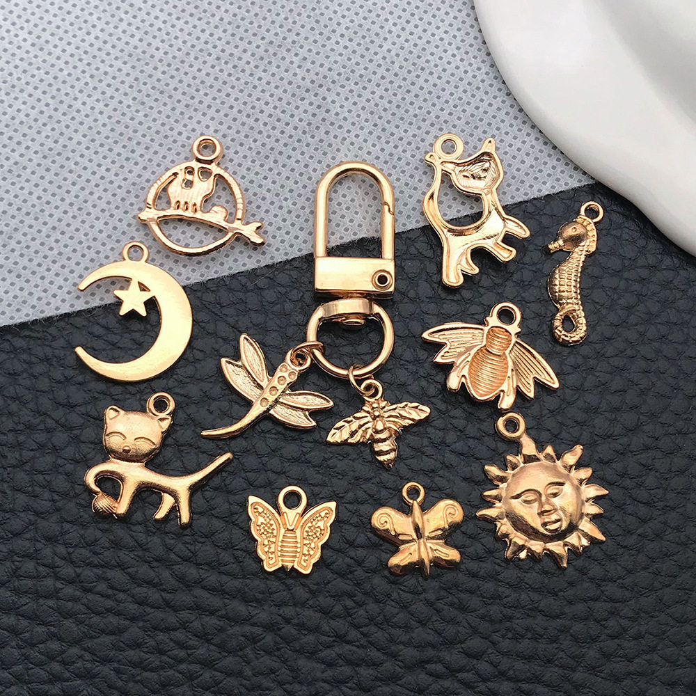 金合金翅膀吊坠挂件耳环直销100
