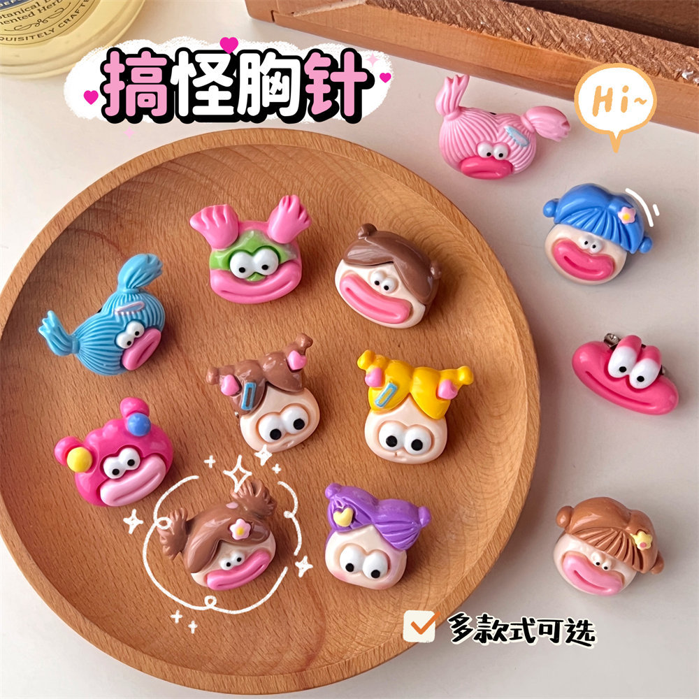 品少女装饰徽章学生包包衣服别针图片