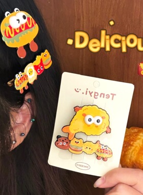 夹儿童侧边碎发夹少女装饰夹发饰