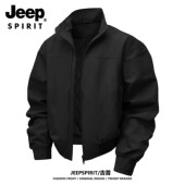 JEEPSPIRIT吉普教练夹克男冬季 美式 vintage加棉加厚保暖解构外套