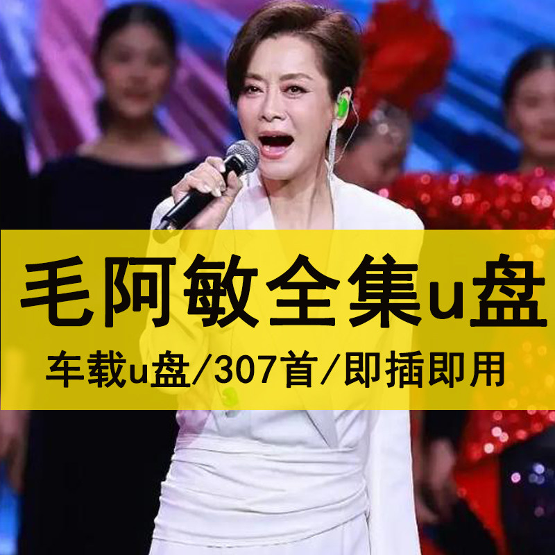 毛阿敏歌曲U盘全集专辑音乐大全优盘MP3经典老歌无损音质车载音乐