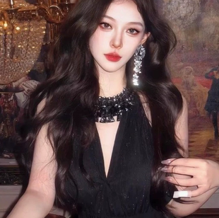 富家千金耳夹夸张流苏无耳洞轻奢高级感气质名媛大气耳环宴会耳饰