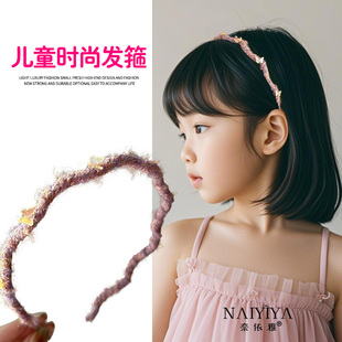 蝴蝶结儿童发箍细款女童头饰发卡2026新款不勒头女孩头箍发饰女款