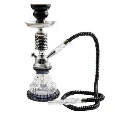 源头厂家直销供货水烟壶小号跨境铝烟具含配件水烟壶全套hookah