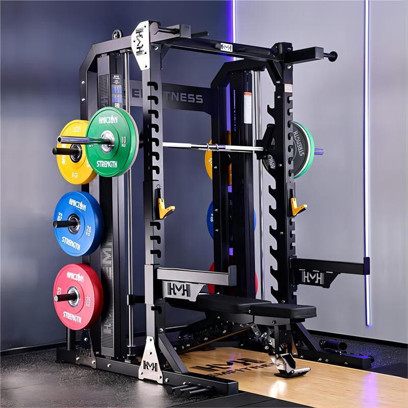 亿迈综合训练器史密斯机龙门架深蹲卧推杠铃架多功能EM1093B-ZH2