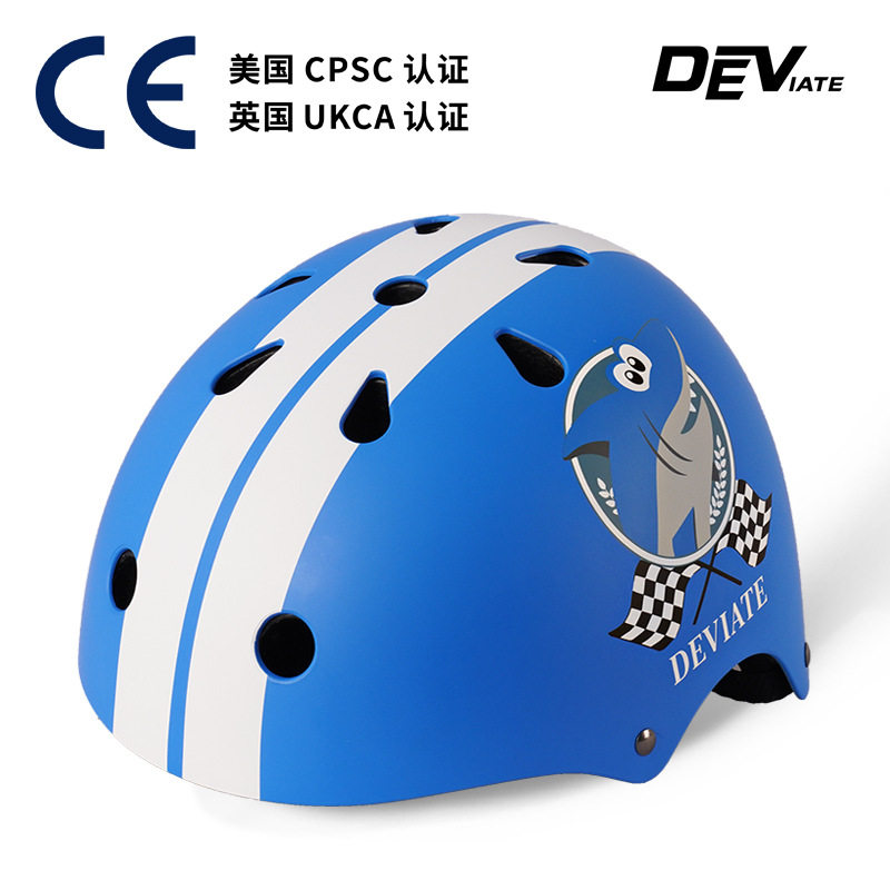 儿童攀岩头盔 骑行安全帽 平衡车头盔儿童卡通梅花盔防震防护