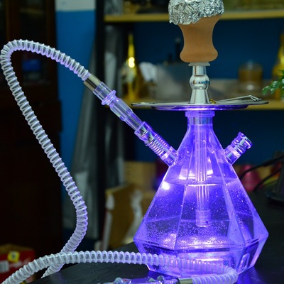 塑料水烟壶跨境货源水烟厂家亚克力水烟壶成品套装hookah shisha