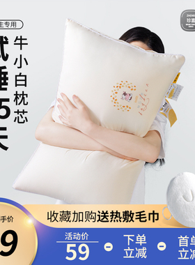 枕头护颈椎助睡眠枕芯家用一对秋冬修复记忆棉回弹学生宿舍专用
