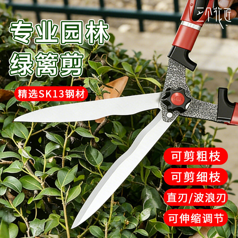 园艺剪草坪专用绿篱剪绿化修枝剪修剪树枝园林强力大剪刀剪粗枝图片