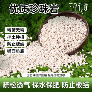 硬质珍珠岩养花用多肉育苗兰花专用植料营养土大颗粒膨胀软质园艺