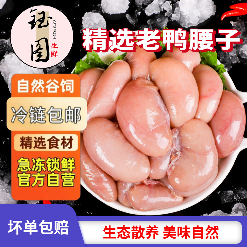 大号新鲜鸭腰子批发冷冻鸭货鸭肾