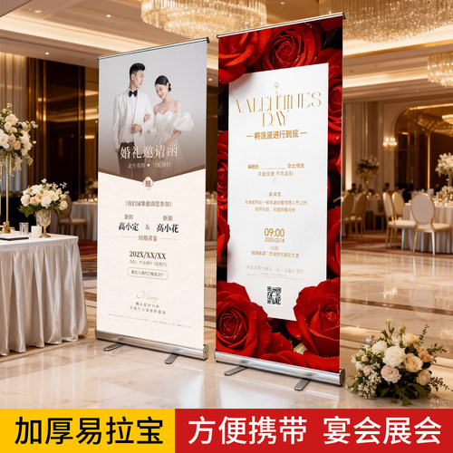 易拉宝展架定制广告牌展示牌支架