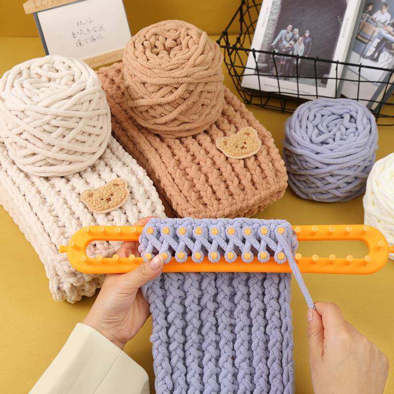 围巾编织材料包自织毛线手工diy粗毛线团送男女友礼物冰条线,纺织面料/辅料/配套,纱线,淘宝优惠券,粉丝福利购,淘宝优惠卷