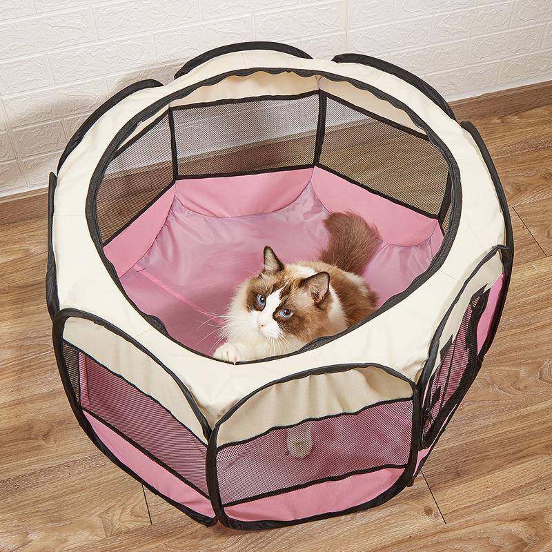 宠物用品八角笼围栏款宠物帐篷可折叠猫咪产房大空间猫窝现货,宠物/宠物食品及用品,猫窝/屋/帐篷/沙发,淘宝优惠券,粉丝福利购,淘宝优惠卷