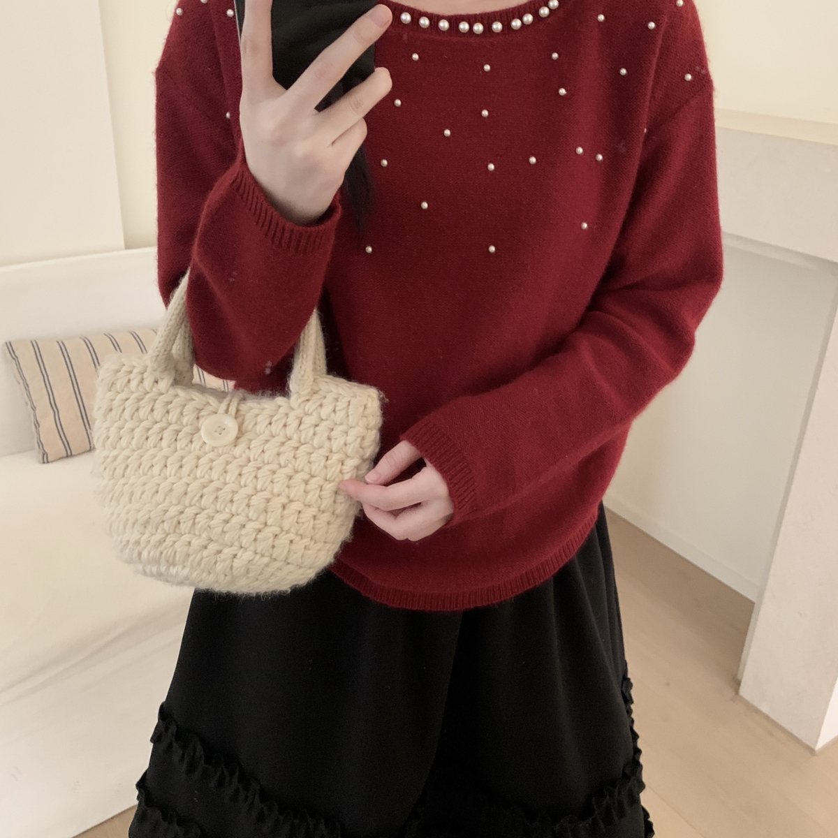 UUTIS牧缇-一字领宽松阿拉善骆驼保暖毛衣（含50.6绵羊毛）XXF077