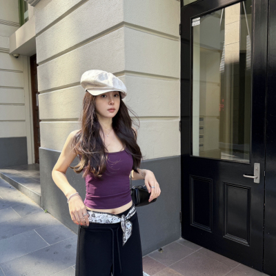 second-26年夏上新直筒通勤抽绳休闲裤1475