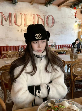 MS STUDIO-宽松休闲海军风宽松撞色保暖毛衣55532