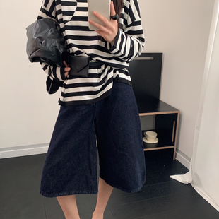 清潭洞 T恤208 宽松百搭显瘦打底衫 上衣长袖 S6042 中长款 买手严选