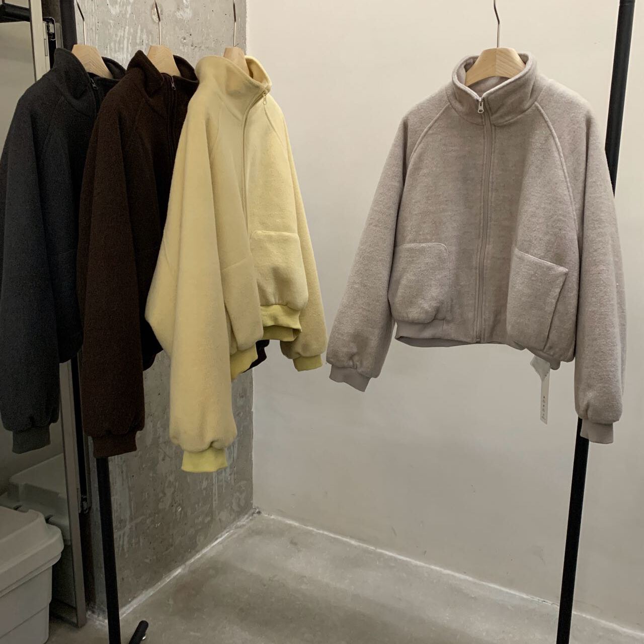 WEARELAB-WEAREAB冬上新简韩立领宽松保暖羽绒服外套A2619