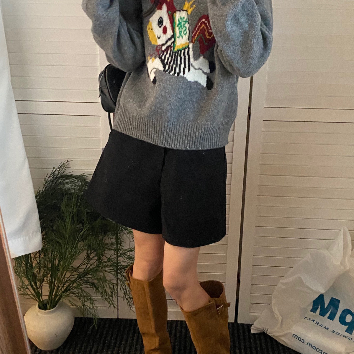 SS YU美鱼家-款马上发财圆领加厚保暖毛衣（含100绵羊毛）M60-650