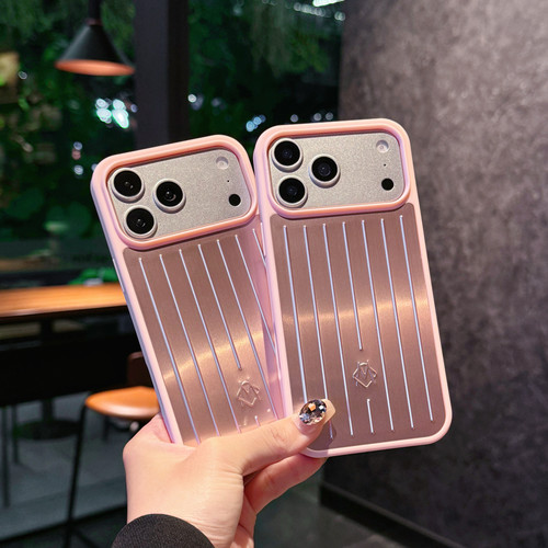 适用苹果17promax新款简约纯色iphone17pro铝合金16pro金属硬壳防摔15保护壳散热14pro高级感17男女保护套