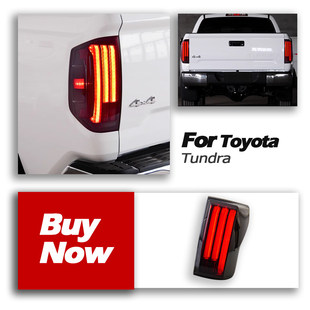 LED后尾灯行车灯流光转向灯 丰田坦途尾灯总成改装 适用于07 13款