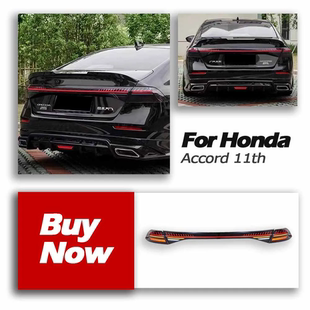 LED后贯穿式 适用于23 奥迪款 11代雅阁尾灯总成改装 尾灯流光灯 25款