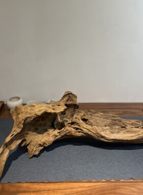 枯木风化木根雕插花器禅意鱼缸