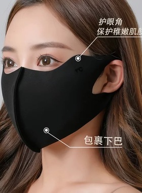 挡雾霾挡灰尘口罩保湿养肤恒温3D素颜口罩不蹭妆不吃妆玻尿酸