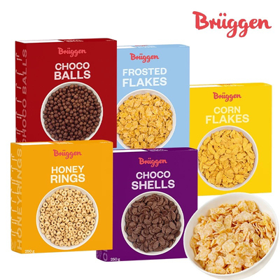 德国进口Brüggen三特可可蜜球玉米片开袋即食早餐泡牛奶谷物冲饮