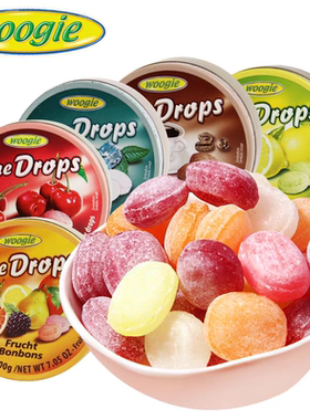 德国进口Woogie牌水果糖200g柠檬味综合水果进口糖果零食喜糖网红