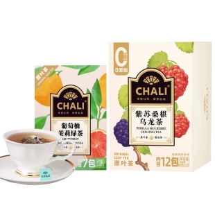 CHALI 茶里葡萄柚茉莉绿茶紫苏桑葚乌龙茶包原叶茶女生休闲水果茶