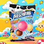 阿尔卑斯棒棒糖120g(20支）巧克力草莓牛奶混合味儿童糖果分享装