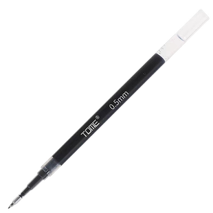 TOME中性笔按动笔芯葫芦头红黑水笔芯0.5碳素替芯ST头速干CS刷题笔专用替换签字笔芯学生考试用按压笔芯