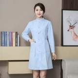 Униформа медсестры, зимний белый халат, комбинезон, короткий рукав
